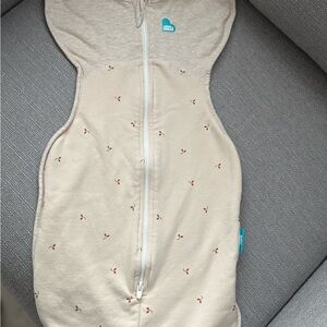 Love to Dream Cream Sleep Sack with Cherry Print